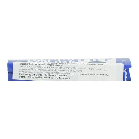Baton raw cu seminte de chia Happy Life, bio, 42 g