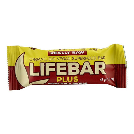 Baton cu Fructe, Maca si Baobab Raw Bio 47g