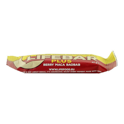 Baton cu Fructe, Maca si Baobab Raw Bio 47g