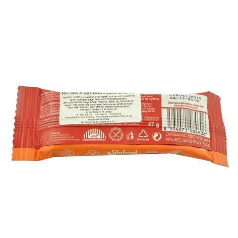 Baton cu Nuci Braziliene si guarana Raw Bio 47g - Republica BIO