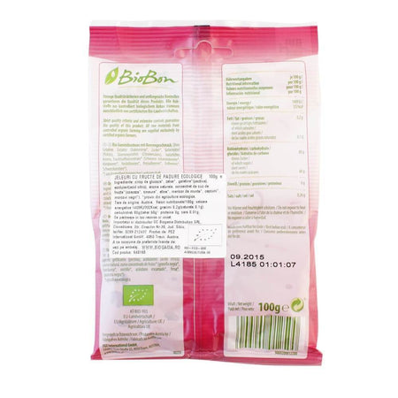 Jeleuri cu fructe de padure, bio, 100g