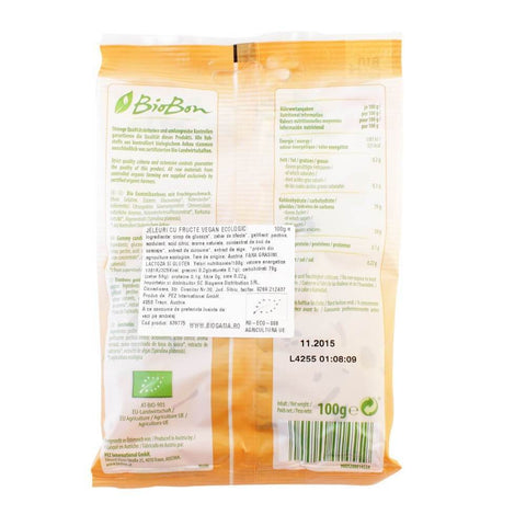 Jeleuri cu fructe, fara gluten, bio, 100g