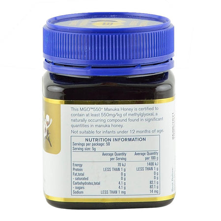 Miere de Manuka MGO 550+ Noua Zeelanda Manuka Health, 250 g, naturala