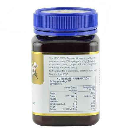 Miere de Manuka MGO 550+ Noua Zeelanda Manuka Health, 500 g, naturala