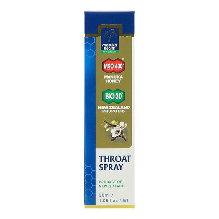 Spray de gat Manuka Health cu Miere de Manuka MGO 400+ si Propolis BIO30, 30 g, natural