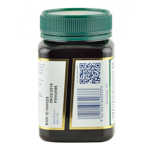 Miere de Manuka PREMIUM cu ceai verde Noua Zeelanda Manuka Health, 500 g, naturala