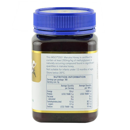 Miere de Manuka MGO 250+ Noua Zeelanda Manuka Health, 500 g, naturala
