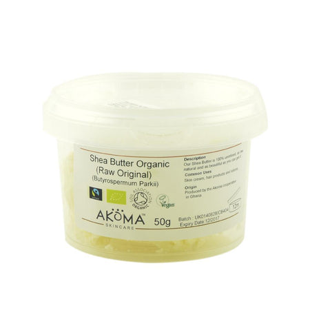 Unt de shea nerafinat Akoma Skincare, refill, bio, 50 g