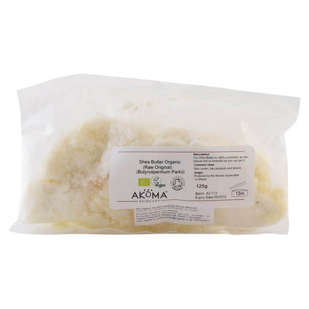 Unt de shea nerafinat Akoma Skincare, refill, bio, 125 g