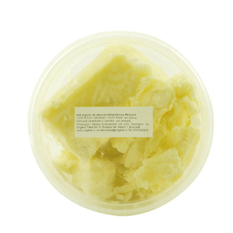 Unt de shea nerafinat Akoma Skincare, refill, bio, 300 g
