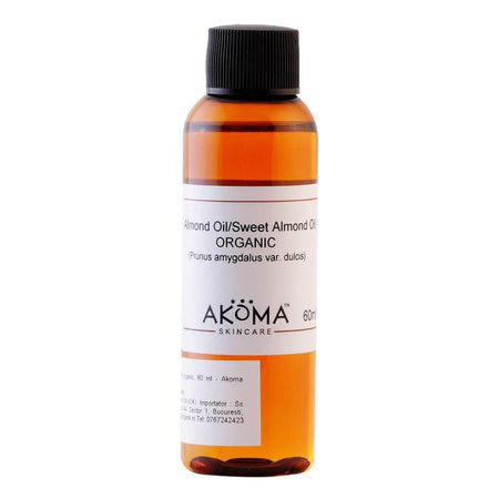 Ulei de migdale dulci Akoma Skincare, bio, 60 ml