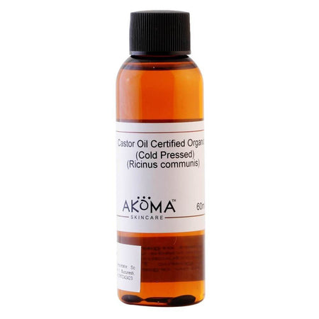 Ulei de ricin presat la rece Akoma Skincare, bio, 60 ml