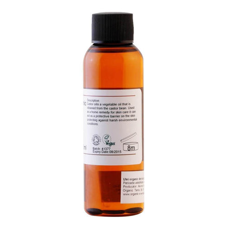 Ulei de ricin presat la rece Akoma Skincare, bio, 60 ml