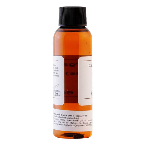 Ulei de ricin presat la rece Akoma Skincare, bio, 60 ml