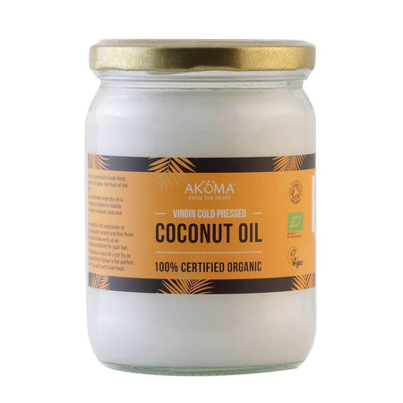 Ulei de cocos Akoma Skincare, extravirgin, presat la rece, bio, 500 ml