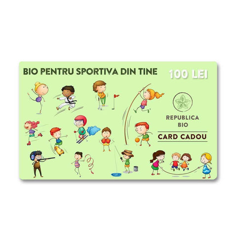 Card Cadou Republica BIO pentru sportiva din tine - Republica BIO