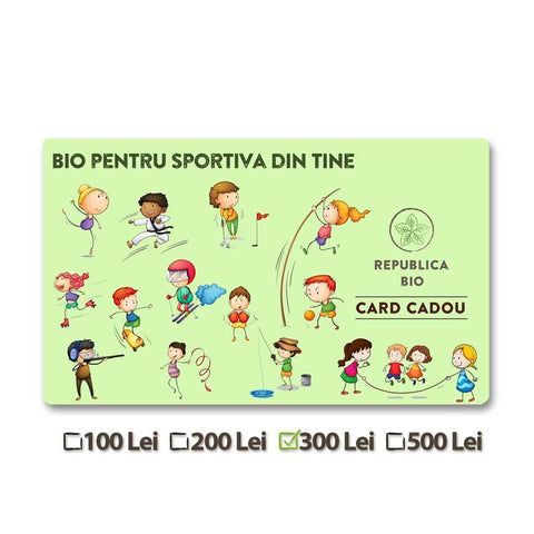 Card Cadou Republica BIO pentru sportiva din tine - Republica BIO