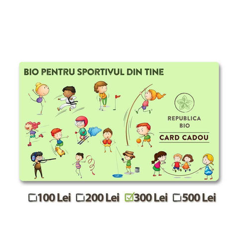 Card Cadou Republica BIO pentru sportivul din tine - Republica BIO